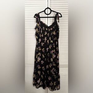 City Chic Women’s Black Floral Midi Dress, Size: Medium, NWT (read notes)